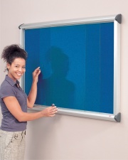 Shield Showcase Sliding Door Notice Board